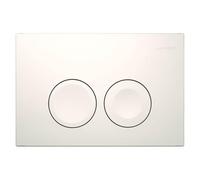 Placa de accionamiento Geberit Delta25 para 2 cisternas, 115.125.11.5, Color: blanco