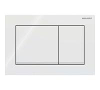 Placa de accionamiento Geberit Omega20 para enjuague de 2 cantidades, cuadrad...