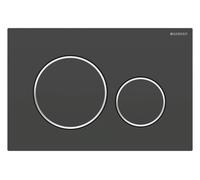 Placa de accionamiento Geberit Sigma20 para enjuague de 2 cantidades, redonda...