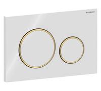 Placa de accionamiento Geberit Sigma20 para sistema de 2 descargas, 115.882.KK.1, Color: blanco