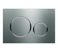 Placa de accionamiento Geberit Sigma20 para sistema de 2 descargas, 115.882.SN.1, Color: acero inoxidable cepillado