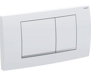 Placa de accionamiento Geberit Twinline30, para doble descarga, 115.899.JQ.1, Color: Cromo mate lacado