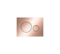 Placa de accionamiento LAUFEN INEO Moon, para elemento de WC, accionamiento de doble descarga, H9001141620001, Color: Oro rosa brillante