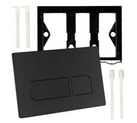 Placa de accionamiento para inodoro, cisterna, piezas de repuesto compatibles con Geberit Sigma01 20, 30, 50, UP300 y 320, placa de accionamiento para inodoro con juego de palanca de descarga y marco