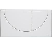 alemán Viva 227556 - Pulsador (placa de accionado cubierta color blanco