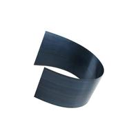 Placa de acero for resortes de cuña pulida de 0,1-5 mm, ancho de 100/200/500 mm, tira fina for manualidades (1 unidad)(0.9x200x500mm)