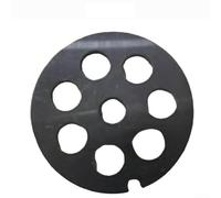 Placa de acero inoxidable No. 5 para molinos de carne Bosch y Bauknecht, compatible con varios modelos, disco perforado para procesar carne, pescado, verduras, apto para alimentos (10 mm)