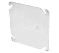 Placa de Acero Plata Ciega Inoxidable Pared para Cajas Eléctricas | Cobertura para Cajas y Empalmes, Bordes Pulidos, Diseño Moderno Sencillo, Uso en Instalaciones de Panel Ciego