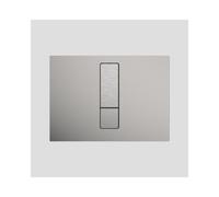 Placa De Activación SANIT Ineo Bright 2C Acero Inoxidable Cepillado