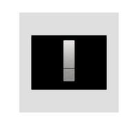 Placa De Activación SANIT Ineo Bright 2C De Vidrio Negro