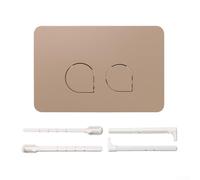 Placa de actuador de doble descarga de inodoro para tanques Geberit Up300 Up320, se adapta a todas las series 01 10 20 21 30 50 60 kit minimalista de panel de botón de cisterna de baño (caqui)