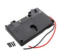 Placa de Adaptador de cámara de batería Mtlavichness para baterías y Anton Bauer Carcasa de plástico Resistente y Duradera Fácil de ensamblar Conexión Segura Adecuado para