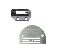 Placa de agujas pespunte recto género extra grueso (Opción dientes) [Placa de agujas + dientes de arrastre]