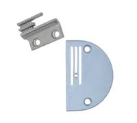 Placa de agujas pespunte recto género medio y fino (opción dientes) [Placa de agujas + dientes de arrastre]