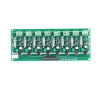 Placa de Aislamiento de Optoacoplador, Material PCB, 3-5V, 8 Canales, Módulo de Detección de Voltaje PLC, Módulo Convertidor de Nivel de Voltaje, 220V Ca para Bricolaje