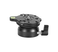 Placa de Ajuste la Base NivelacióN del Cabezal TríPode DY-60N con Burbuja para CáMara DSLR