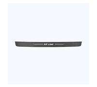 Placa de alféizar de puerta de maletero de coche almohadilla de protección de parachoques trasero Compatible con Hyundai N Line Nline Logo TUCSON SONATA VELOSTER I30 Accesorios ( Color : 1pc For NLine