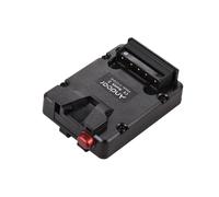 Placa de alimentación de batería Andoer Mini Nano V-lock con hebilla para batería y colgador tipo U, compatible con baterías Mini V-mount.