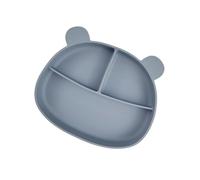 Placa de alimentación de bebé de dibujos animados de silicona para niños pequeños con base de succión que evita derrames diarios para el hogar.