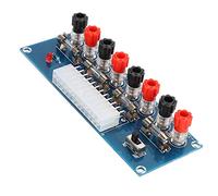 Placa de Alimentación para Computadora de Sobremesa, XH-M229 Chasis de 24 Pines Adaptador de Conexión de Fuente de Alimentación Placa de Transferencia ATX Puerto ATX Indicador de