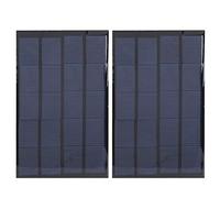 Placa de Alimentación Solar Mini Epoxi 5V 2W 142x88mm, Panel Polisilicio para Proyectos DIY - Alta urable y Fácil de Instalar para Lámparas Solares