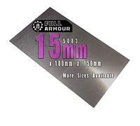 Placa de aluminio de 15 mm, grado 5083 (100 mm x 150 mm)