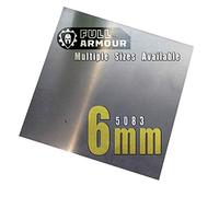 Placa de aluminio de 6 mm (5083)., 100mm x 100mm, 1