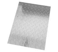 Placa de aluminio estriada, Aluminum Alloy Embossed Sheet 600x100mm 1.5-5mm(600x100x4mm)