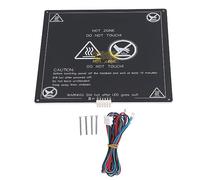 Placa de aluminio para impresora 3D 12 V 1,2 Ω con plataforma de impresión de cama calentada con cable para A8 A6 A2 220 x 220 x 3 mm