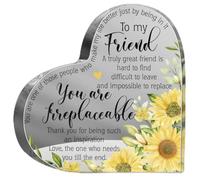 Placa de amistad para mujeres, regalo de amistad para mejores amigas, Acción de Gracias, Navidad, mejor hermana, cumpleaños, regalo de agradecimiento para mujeres, placa de amistad acrílica decorativa