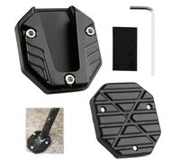 Placa de Ampliación de Soporte Lateral de Motocicleta de Aluminio, Accesorios para Incrementar el Apoyo Lateral, Placa de Reemplazo para Soporte Lateral de Motocicleta Duradero y Resistente