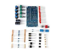 Placa de Amplificador preamplificador DIY con Control de Volumen y Tono, Kit de preamplificador de Audio de Bajos/Medios/Altos para Sistemas estéreo, Fuente de alimentación con