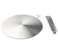 Placa de anillo difusor de calor para inducción, placa adaptadora con mango separable 14 cm