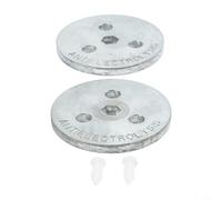 Placa de ánodo de zinc para cesta de skimmer para evitar la electrólisis y galvánica en piscinas de agua salada, acabado gris, construcción de metal para una protección duradera contra la decoloración