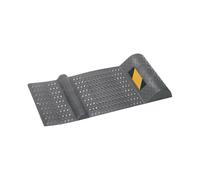 Placa de aparcamiento para garaje, antideslizante, orientación de coche de alto rendimiento, rampa de goma para parada de ruedas, manual de posicionamiento de accionamiento fácil para camiones, coches