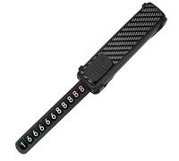 Placa de aparcamiento temporal para coche, accesorio de coche retráctil - Señal con número de teléfono para aparcamiento | Apto para SUV, camión, apartamento, centro comercial, obras