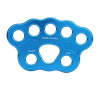 Placa de aparejo, 8 agujeros 45 KN multianclaje agujeros divididos, Equipo escalada roca para escaladores montañismo actividades al aire libre