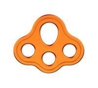 Placa de Aparejo de 50 KN, Placa Divisora de Fuerza Bear, Multiplicadores de Anclaje, Conector para Hamaca de Yoga, Descensor, Escalada en