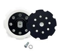 Placa de apoyo de 5 pulgadas, 8 agujeros, para máquina pulidora con tornillo M8 197922-4, compatible con Makita PO5000C PO6000C DPO500Z DPO600Z DPO600TKX1 Orbit-Polierer XOP02Z