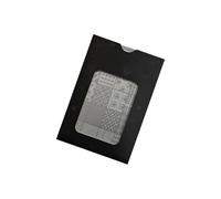 Placa de arte de uñas de moda de acero inoxidable, incluye rejillas a rayas, patrones de pata de gallo para manicura creativa, placa de estampado de uñas