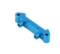 Placa de asiento delantera y trasera de aleación de aluminio para coche RC FS 1/18, accesorio para camión eléctrico RC, color azul, rojo y plateado, 5 g (Rear swing avoidance fixing clip 736083B blue)