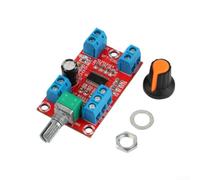 Placa de audio digital con salida de doble canal de 60 W para proyectos de altavoces de bricolaje, módulo compacto de 12 V clase D que soporta entrada de 7.5 V a 24 V y sonido de fidelidad para