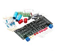 Placa de audio, kit de PCB de potencia de audio, para cine en casa, para proyectos de alta fidelidad de doble canal, condensadores de resistencias optimizadas y bajo ruido (piezas sueltas no 7294)