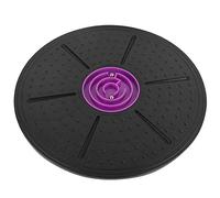Placa de balance laberinto púrpura, 14.2×14.2×2.4en placa balance bamboleo inclinaciones no resbaladas redondas fitness bamboleo bambolería estabilidad ejercicio disco carga 150kg