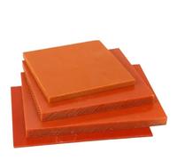 Placa De Baquelita Eléctrica Naranja Y Roja, Tablero Aislado, Lámina Resina Fenólica, Espesor Resistente A La Temperatura, 1-20mm