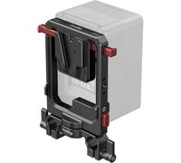 Placa de batería giratoria SmallRig 6273 con soporte en V, doble bloqueo en V y abrazadera doble para varilla de 15 mm