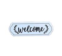 Placa De Bienvenida Creative Wooden Doorplate Welcome Business Sign Wall Decor For Stores Home Decorations(Welcome30*9.5cm)