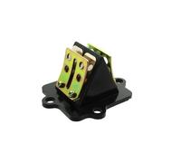 Placa de Bloque de Válvula de Lengüeta Conjunto De Válvula Láminas 50 Cc, Apto Para Carburador Aleación Aluminio Admisión Compatible Con Yamaha 2