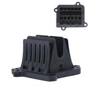 Placa de Bloque de Válvula de Lengüeta Jaula Del Sistema De Válvula De Lengüeta Apta Para Placa De Admisión De Carburador Para Yamaha YZ125 Aleación De Aluminio(4 pcs carbon plate)