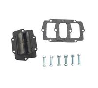 Placa de Bloque de Válvula de Lengüeta Válvula De Lengüeta De Motocicleta Apta Para Kawasaki KX250, Placa De Carburador Del Colector De Admisión Principal